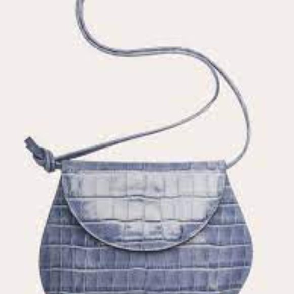 NWT Little Liffner Croc Pebble bag - Picture 7 of 9
